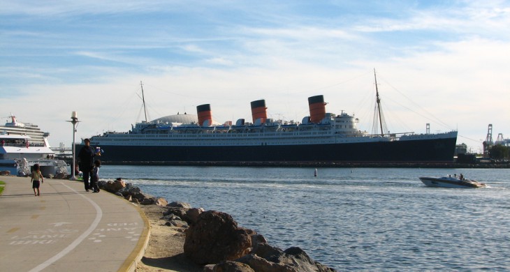 Photograph by Kevin Haggerty, "Queen Mary" uploaded to Flickr Creative Commons on November 21, 2005, taken on November 20, 2005. Protected under the CC BY-NC 2.0 DEED license.